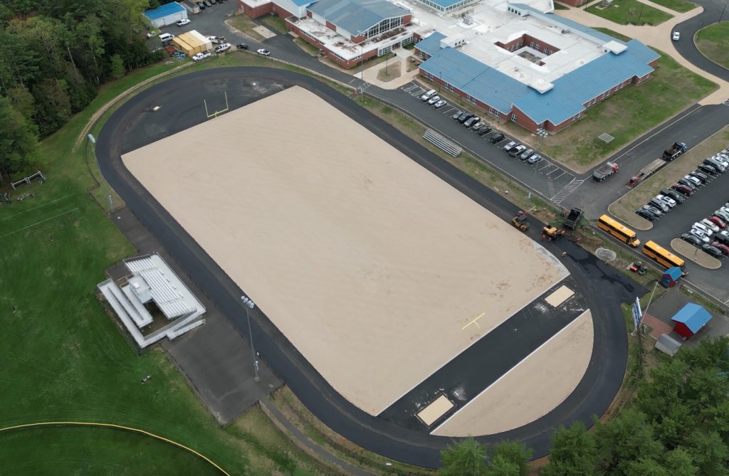 Athletic Track Installation